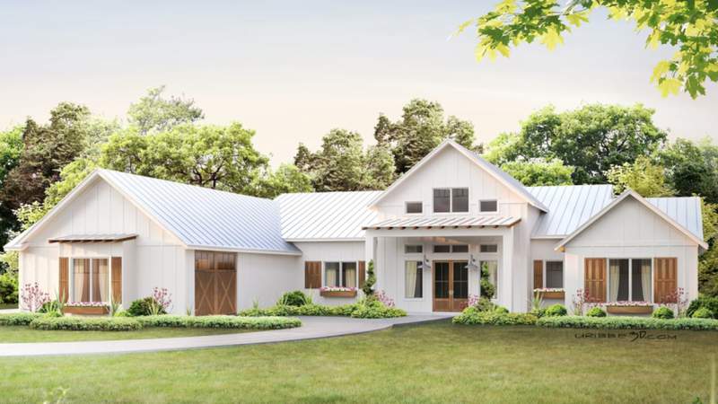 These contemporary farmhouse-style houses in the Parade of Homes are what dreams are made of