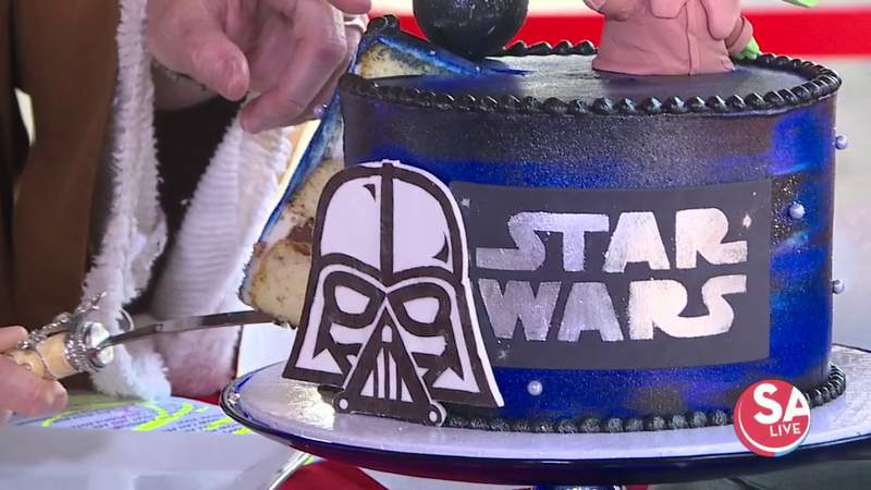 Out-of-this-world Star Wars cake by local baker + wedding experience giveaway