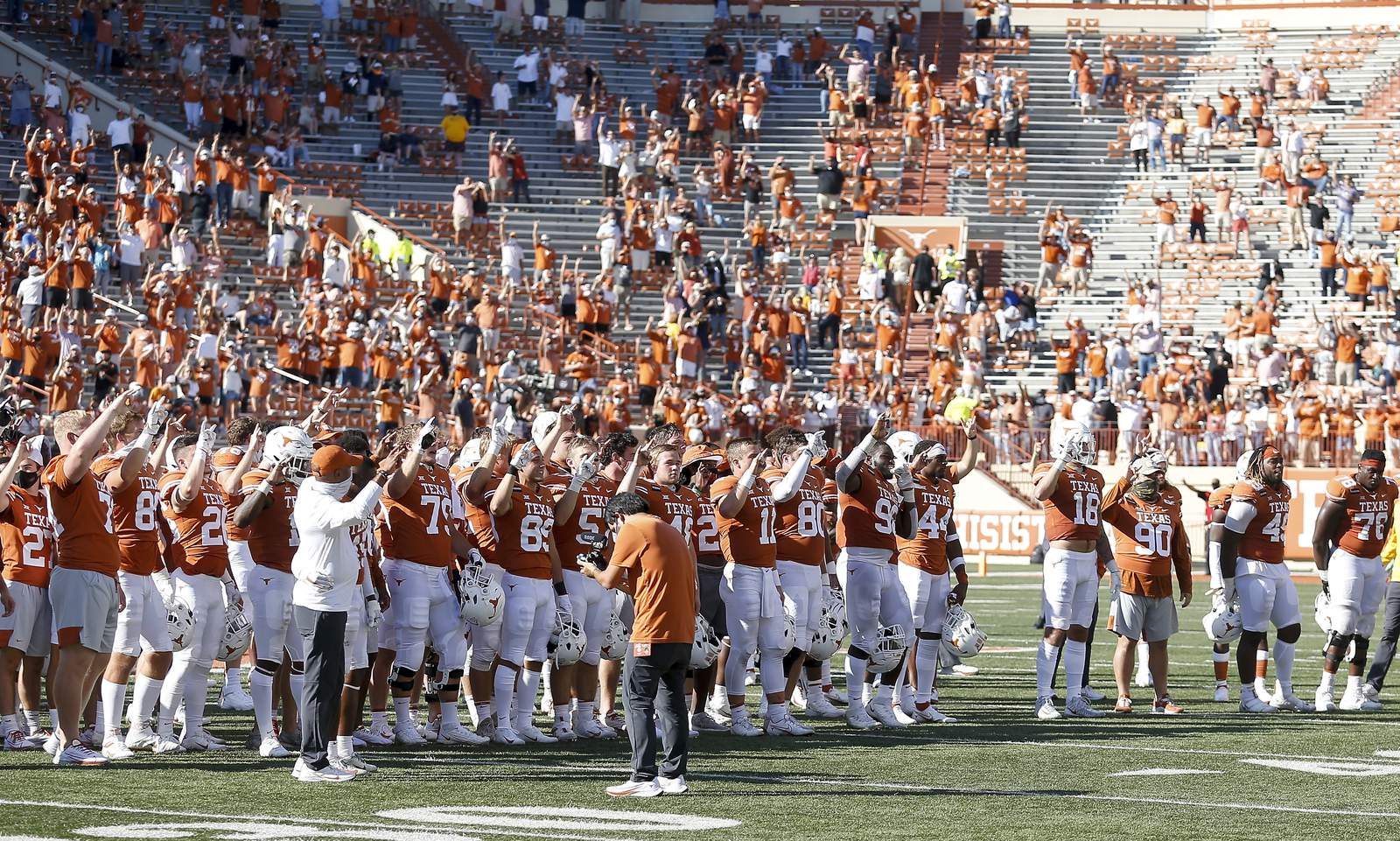 Texas game at Kansas canceled after several Longhorns players, staff test positive for COVID-19