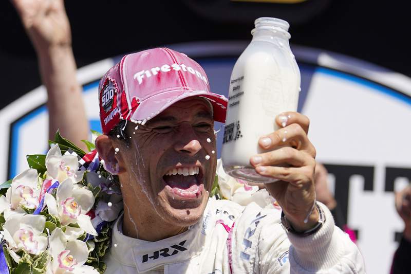 Good company: Helio Castroneves wins Indy 500 for 4th time