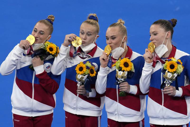 Russian team topples American powerhouse with Biles out