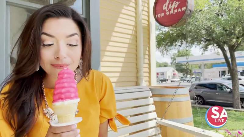 New Boerne ice cream shop coats soft serve in fun flavors