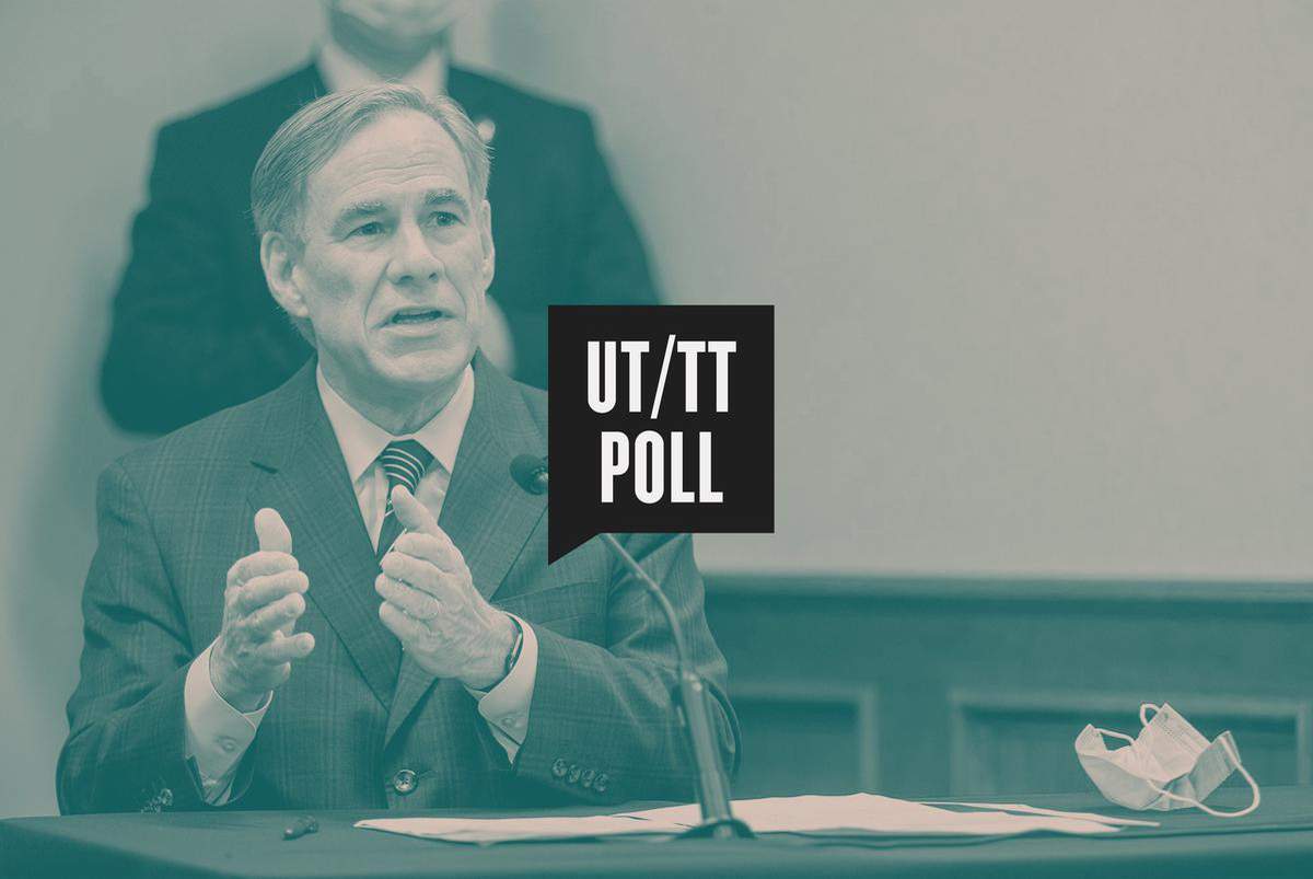 Texas Gov. Greg Abbott's ratings fell during the pandemic, UT/TT Poll finds