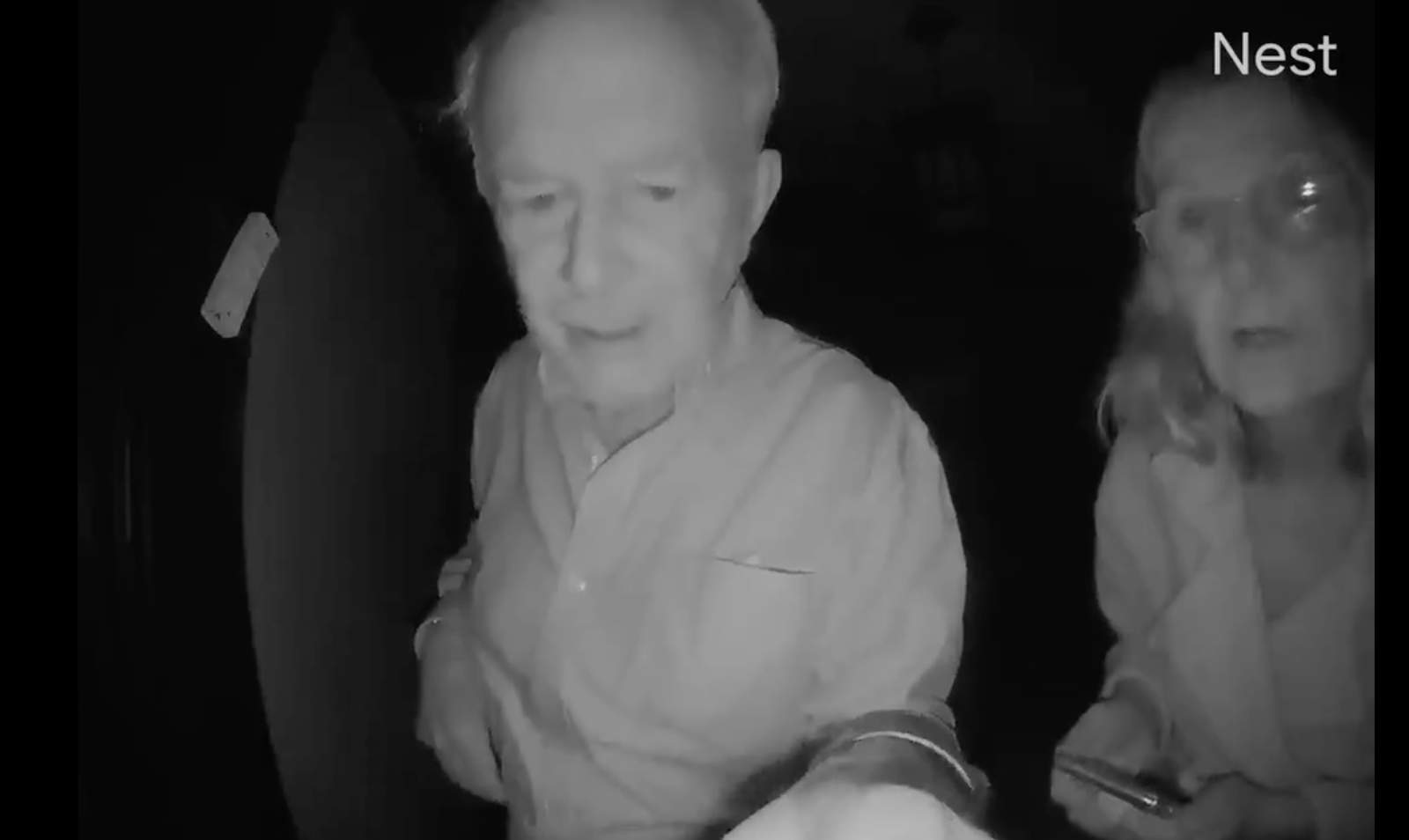 Home security camera catches moment Nobel Prize winner finds out he won