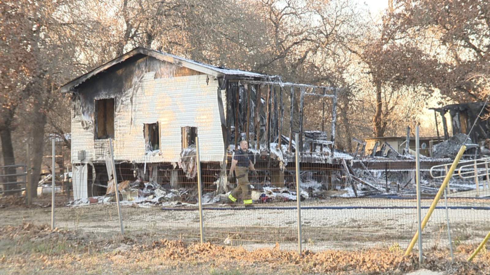 ‘I should’ve stayed where I was at’: Adkins man loses home to fire on his birthday