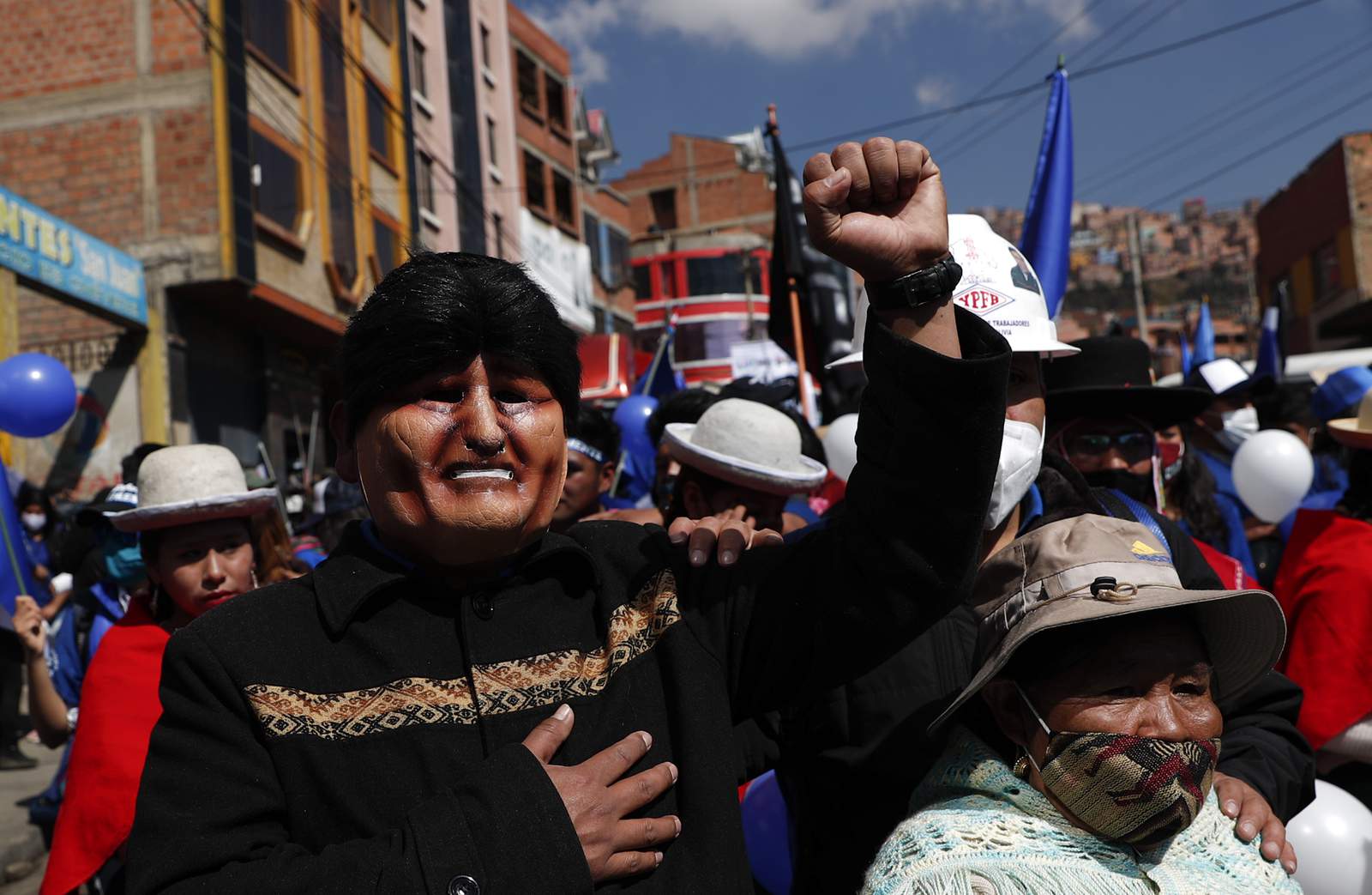 He's not running, but Morales looms large in Bolivia vote