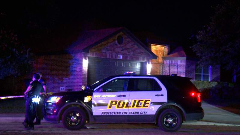 Car speeding away from scene of shooting also crashes into home
