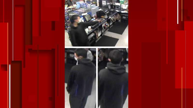 San Marcos PD seeks convenience store robbery suspect