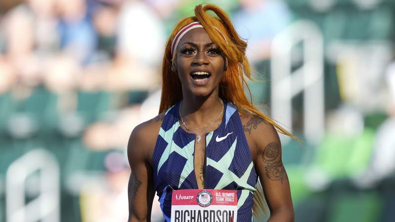 Champion sprinter Sha’Carri Richardson will miss Olympic 100 after marijuana test