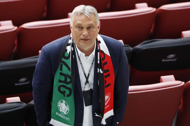 Hungary's PM uses soccer to push vision of right-wing Europe