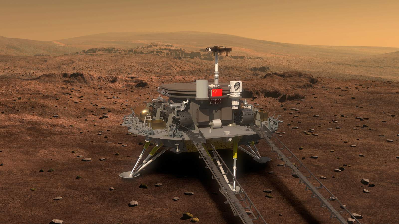 China's space ambitions: Robot on Mars, a human on the moon