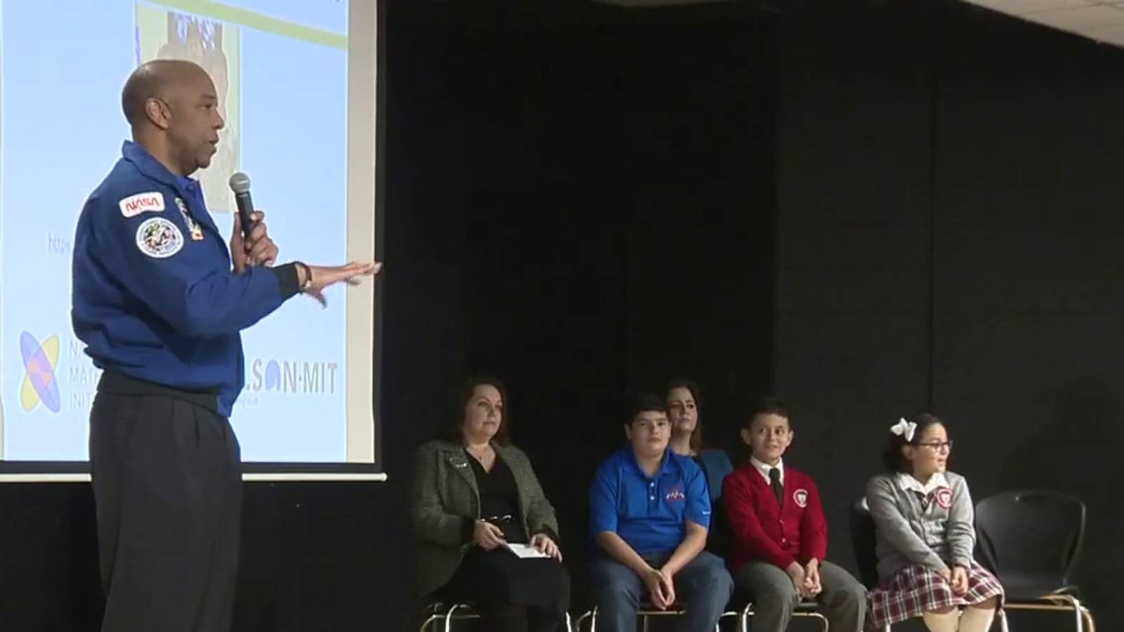 Veteran astronaut visits middle school to teach about importance of STEM