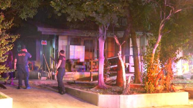 Firefighters battle late-night flames at North Side home