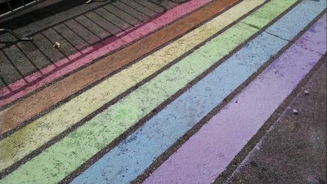 Rainbow crosswalk to be installed Wednesday in SA's gay business district