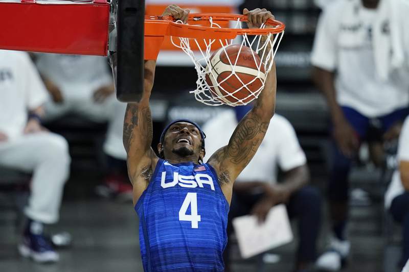 USA bounces back, tops Argentina 108-80 in pre-Tokyo tune-up