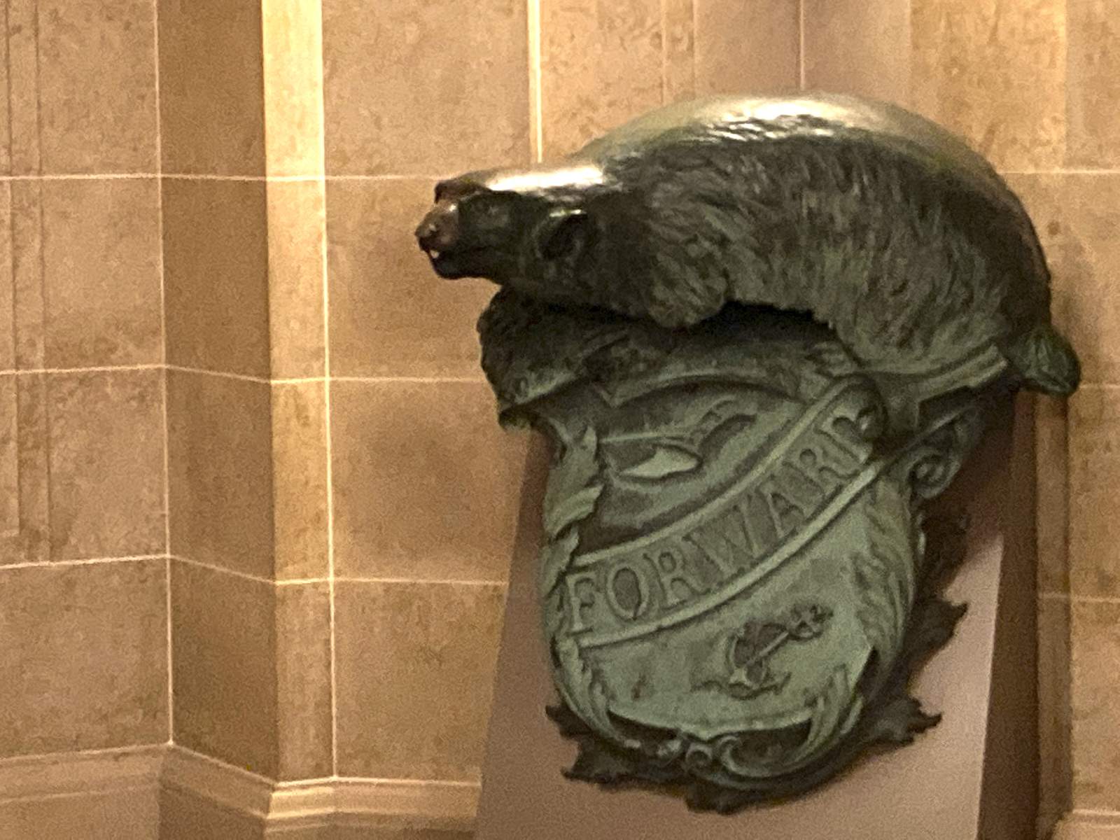 Navy pauses plan to move Wisconsin badger to Virginia museum