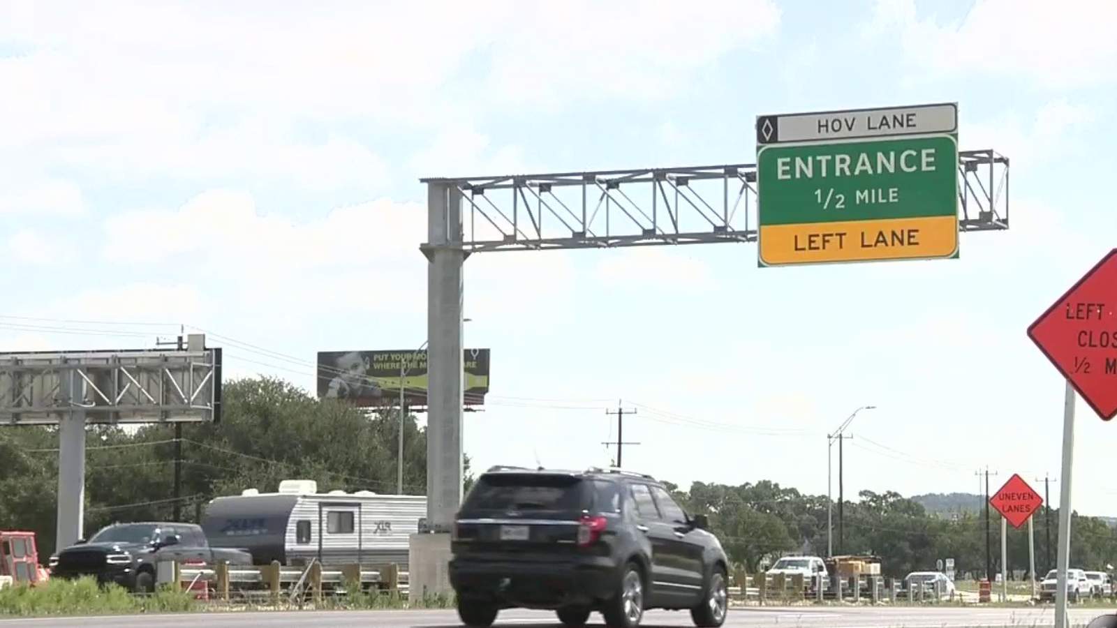Bexar County’s 2nd HOV lane now open
