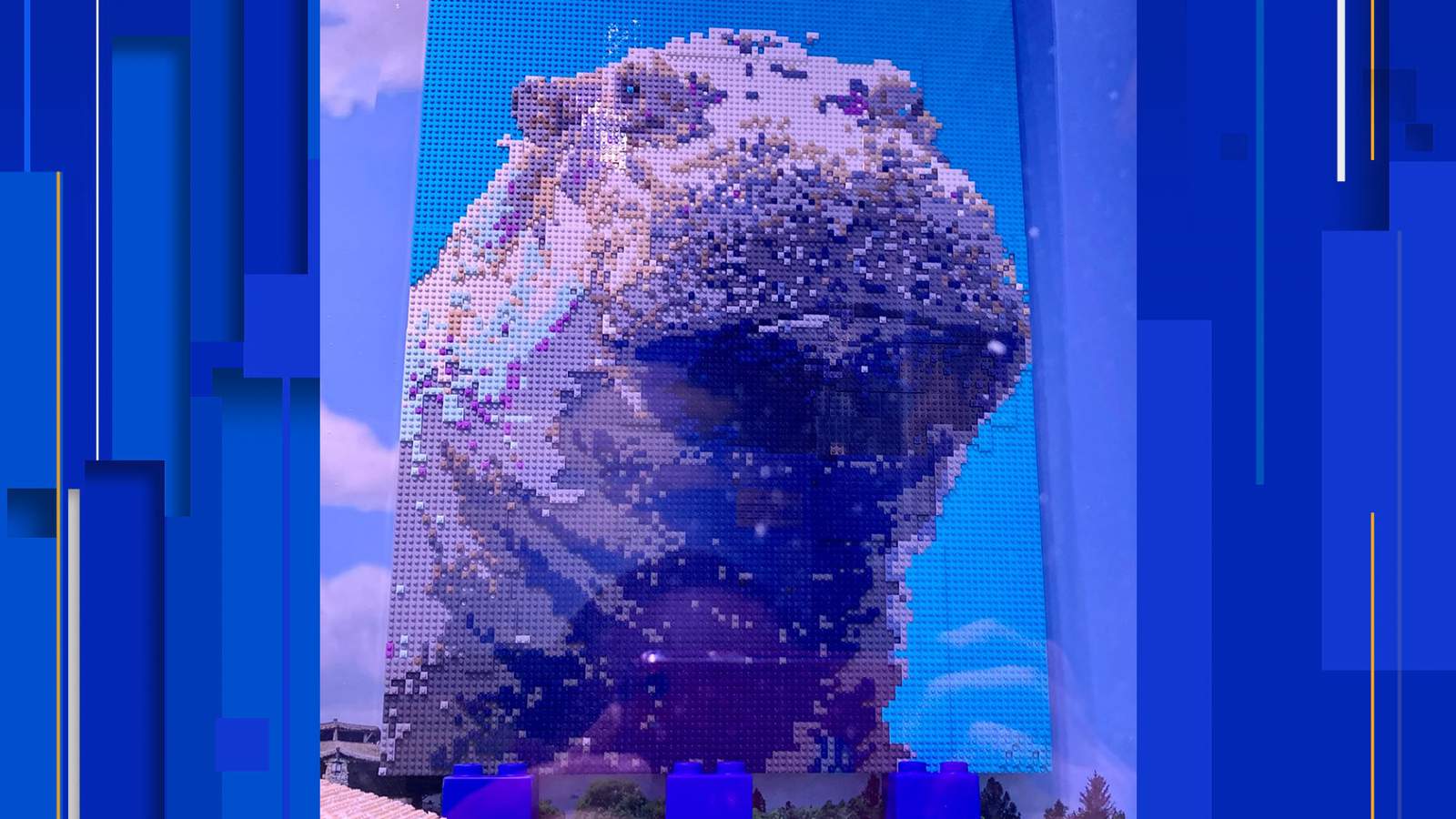 San Antonio’s most popular hippo officially has his own mural at LEGOLAND Discovery Center