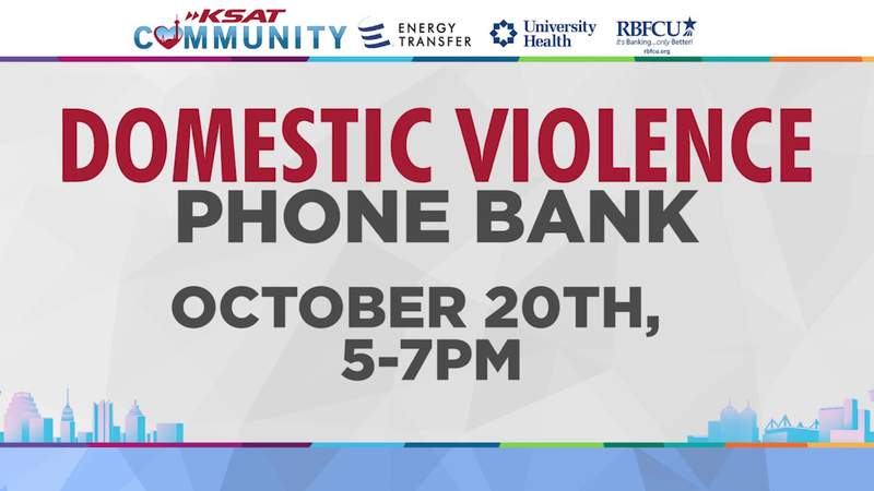 KSAT Community to host a domestic violence phone bank on Oct. 20