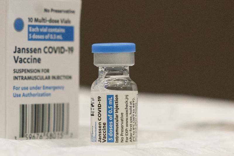 FILE - In this March 3, 2021 record  photo, a vial of the Johnson & Johnson COVID-19 vaccine is displayed astatine  South Shore University Hospital successful  Bay Shore, N.Y.  U.S. wellness  advisers are gathering  Friday, Oct. 15,  to tackle who needs boosters of Johnson & Johnson's single-shot COVID-19 vaccine and when. Advisers to the Food and Drug Administration besides  volition  analyse   information  suggesting that booster of a competing marque  mightiness  supply  amended  protection.  (AP Photo/Mark Lennihan, File)