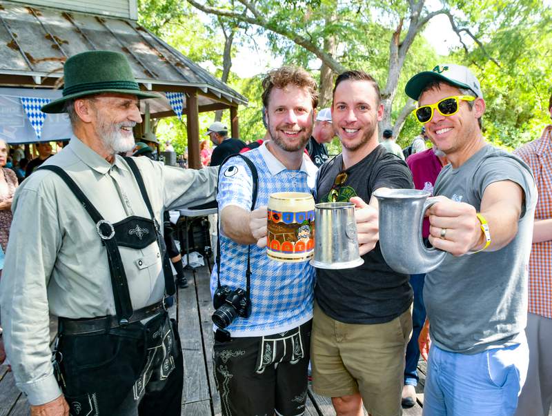 Party for free along the San Antonio River at Parktoberfest this Sunday