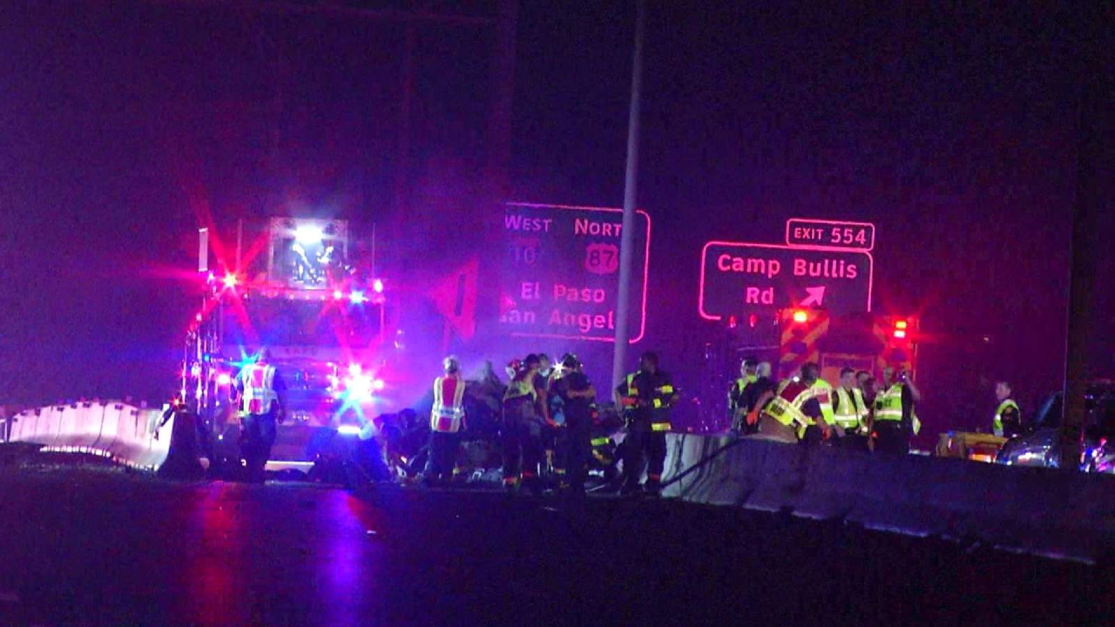 Driver killed after ejection in fiery rollover crash on I-10, police say