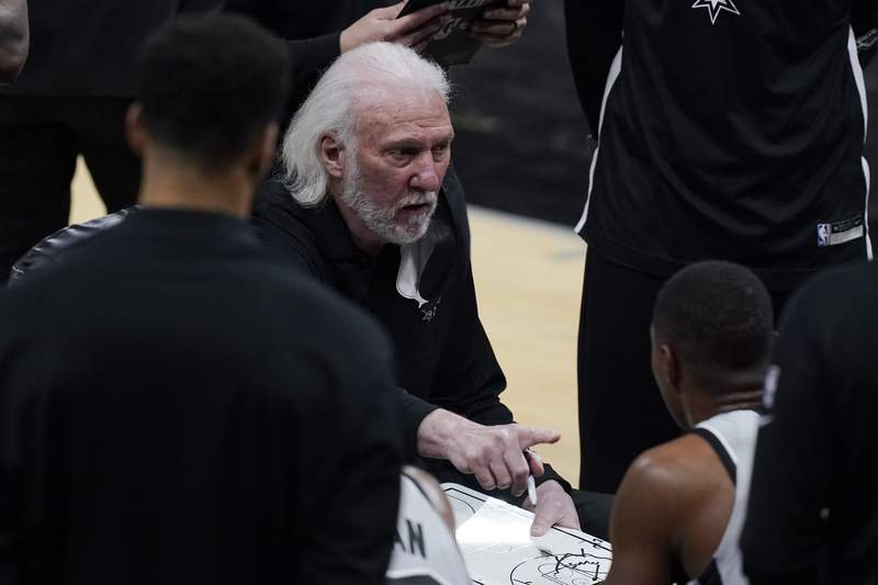 Popovich misses game to attend Duncan’s Hall enshrinement