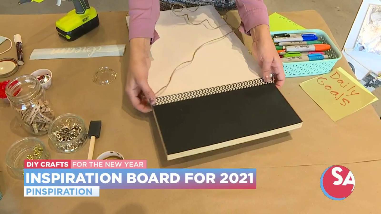 Get crafty in 2021 with a DIY vision board