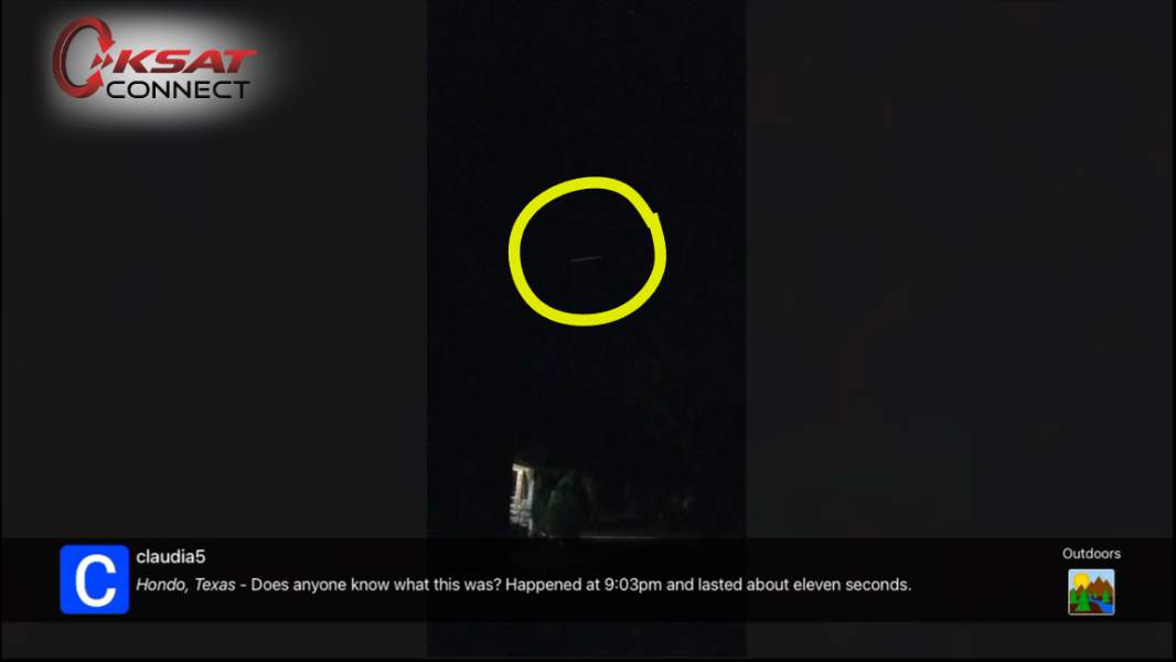 Did you see some odd lights in the sky over Texas? It’s probably this.