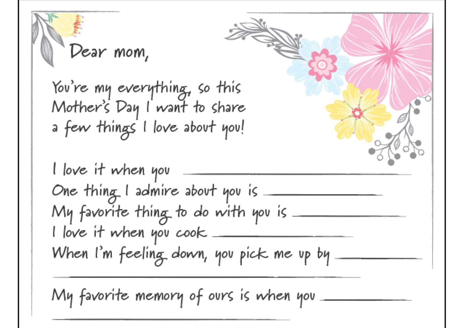You Can Thank Your Mom With This Diy Mothers Day Card 