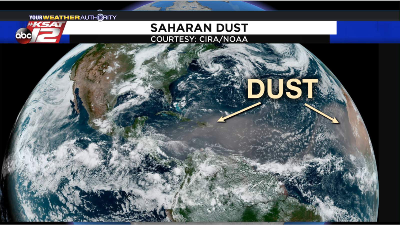 Summer months bring times of Saharan dust to Texas