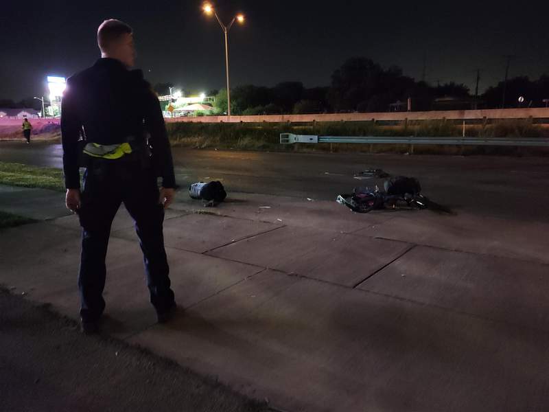 Bicyclist taken to hospital after hit-and-run along I-35 on South Side
