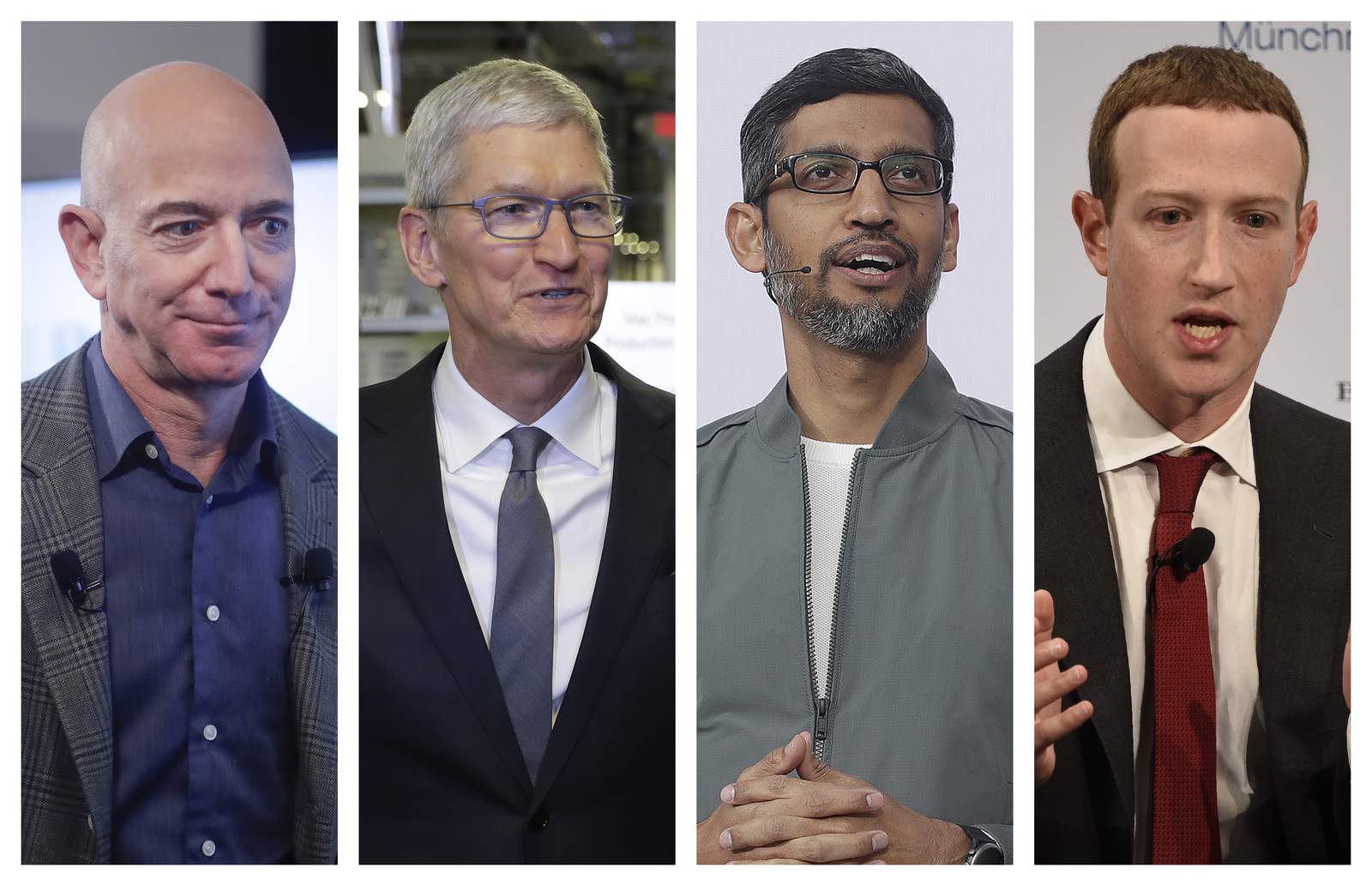 Spotlight on 4 Big Tech CEOs testifying in competition probe