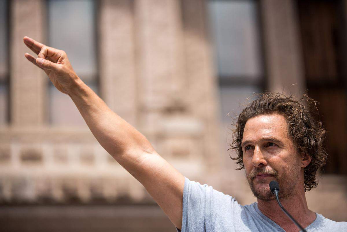 Matthew McConaughey is flirting with a run for governor. But his politics remain a mystery.