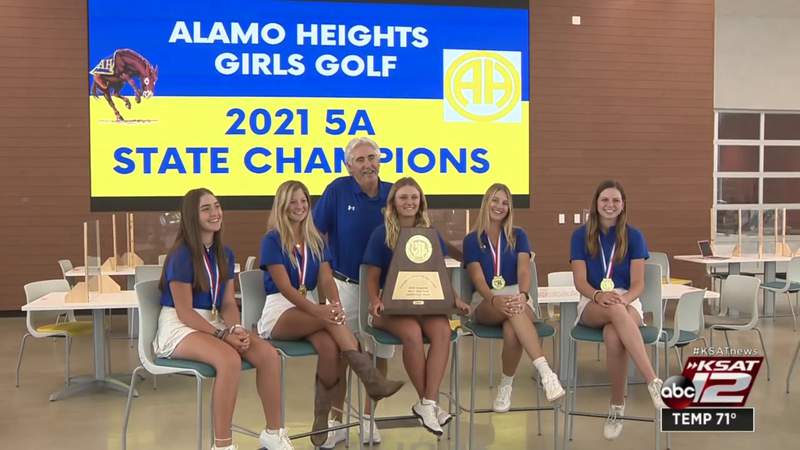 Alamo Heights celebrates first UIL State girls golf title