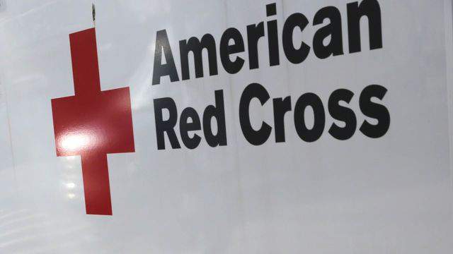 American Red Cross distributing supplies to Hondo residents affected by severe storms on Sunday