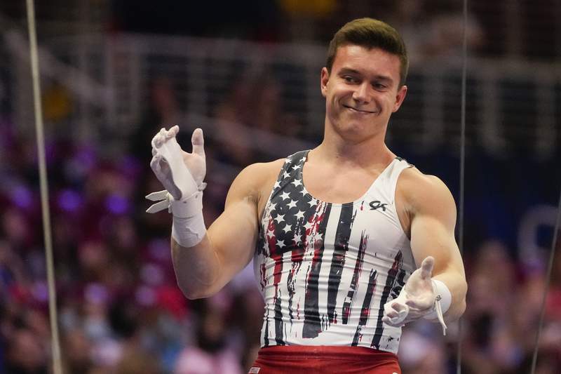 Rising star Malone headlines men's Olympic gymnastics team