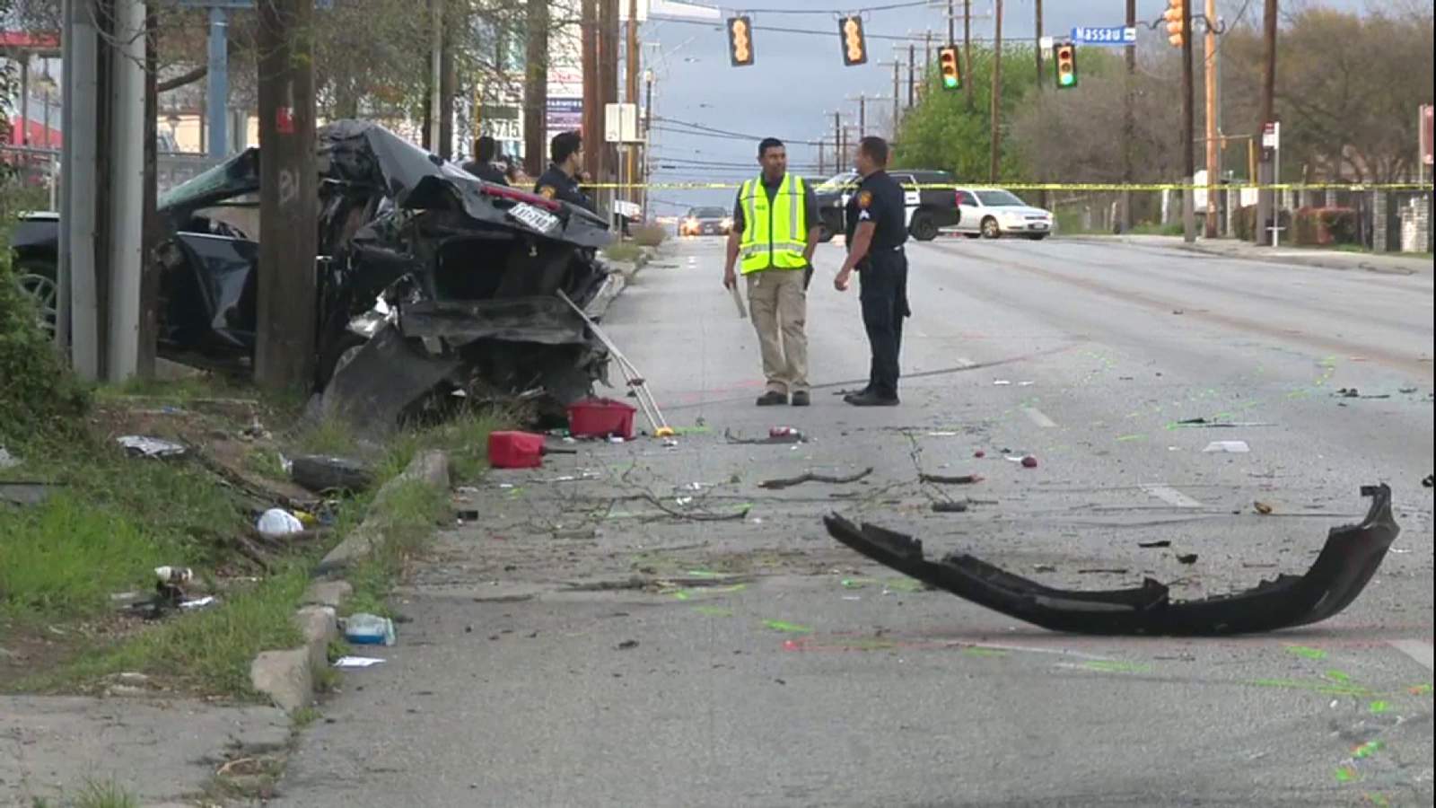 Police identify woman killed in crash with telephone pole