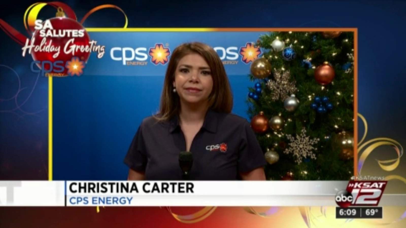 SA Salutes Holiday Greeting: Christina Carter, CPS Energy