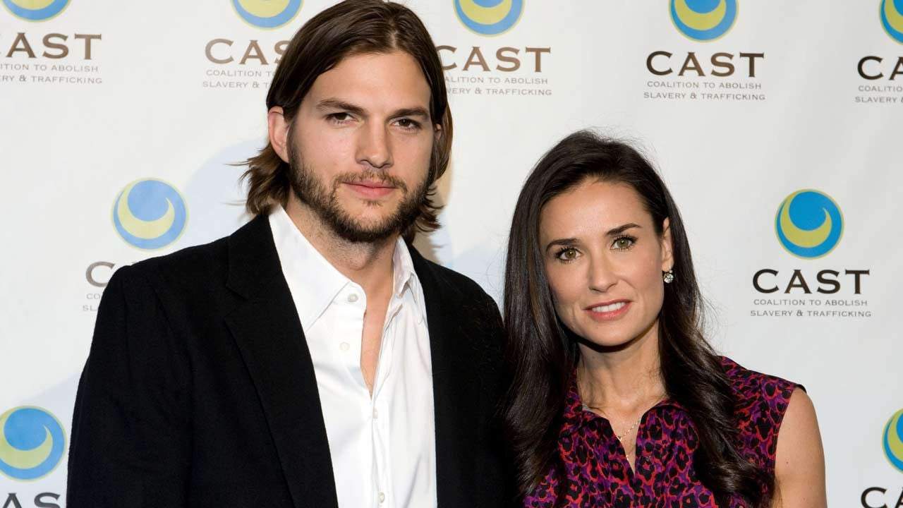 Ashton Kutcher Says He Makes Sure To Stay In Touch With Ex Wife Demi Moore S Kids