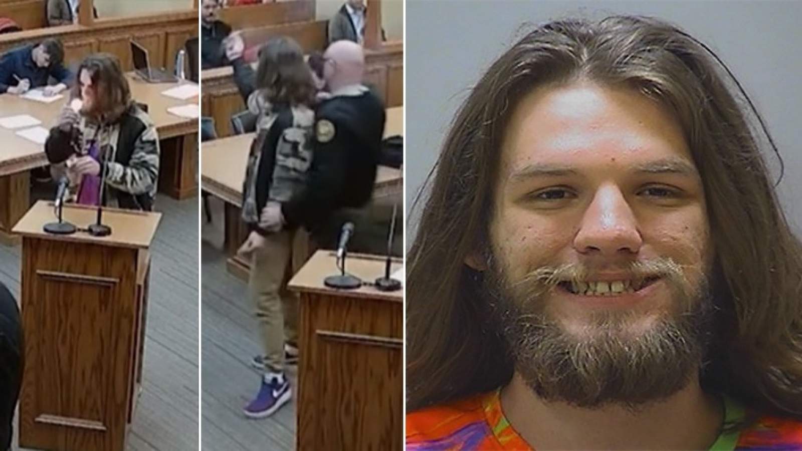 Marijuana suspect jailed for lighting up a joint in front of a judge