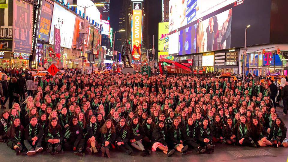 Reagan High School marching band ‘takes over’ NYC ahead of Thanksgiving Day parade