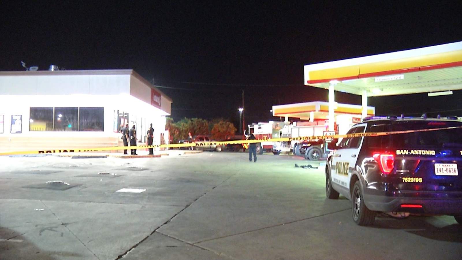 SAPD: 1 dead, 2 wounded in exchange of gunfire at motel and nearby gas station