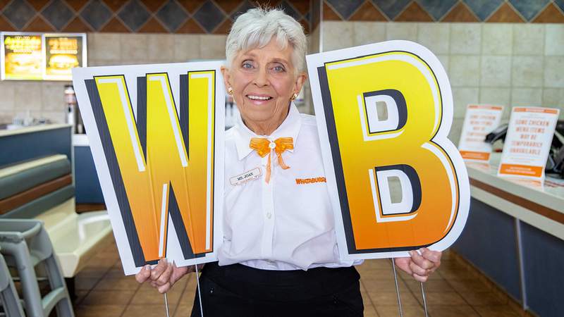 90-year-old woman celebrates birthday at Whataburger where she’s worked for 12 years