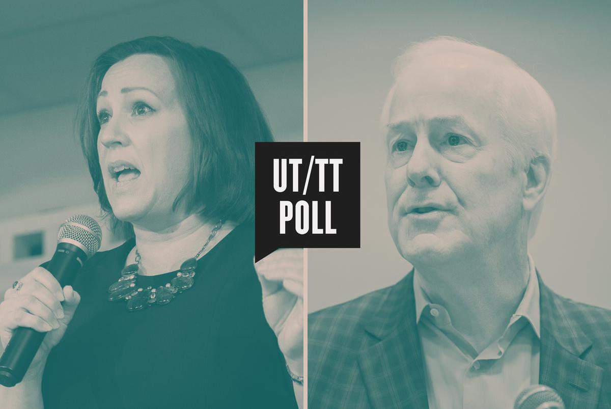 John Cornyn leads MJ Hegar by 8 points in U.S. Senate race, UT/TT Poll finds