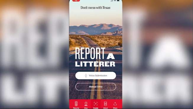 TxDOT releases app where you can report people littering on Texas roadways
