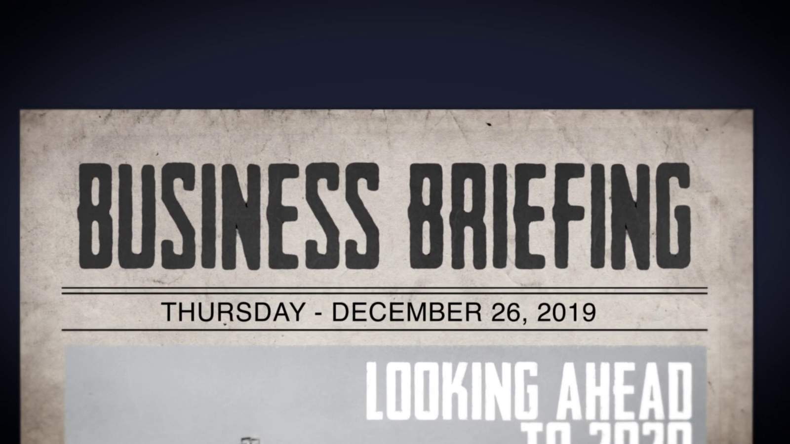 News @ 9 Business Briefing: Local job growth; Future of manufacturing; What to expect for housing market in 2020