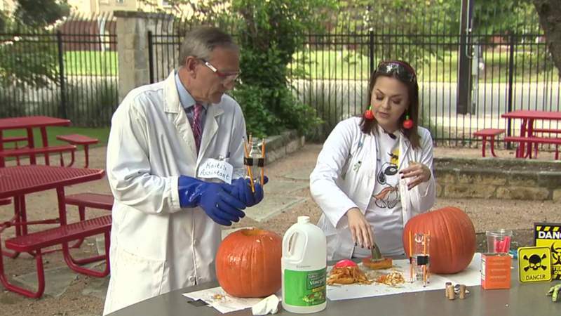 KSAT Kids Home Science: Pumpkin Bottle Rockets