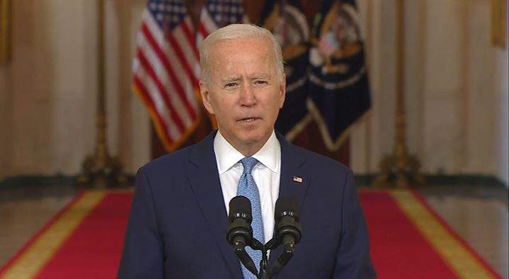 Biden defends departure from 'forever war,' praises airlift