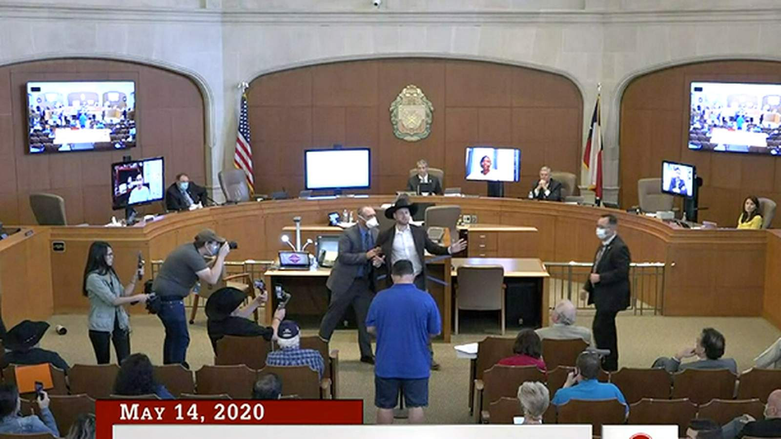 WATCH: Disturbance during City Council meeting, May 14, 2020